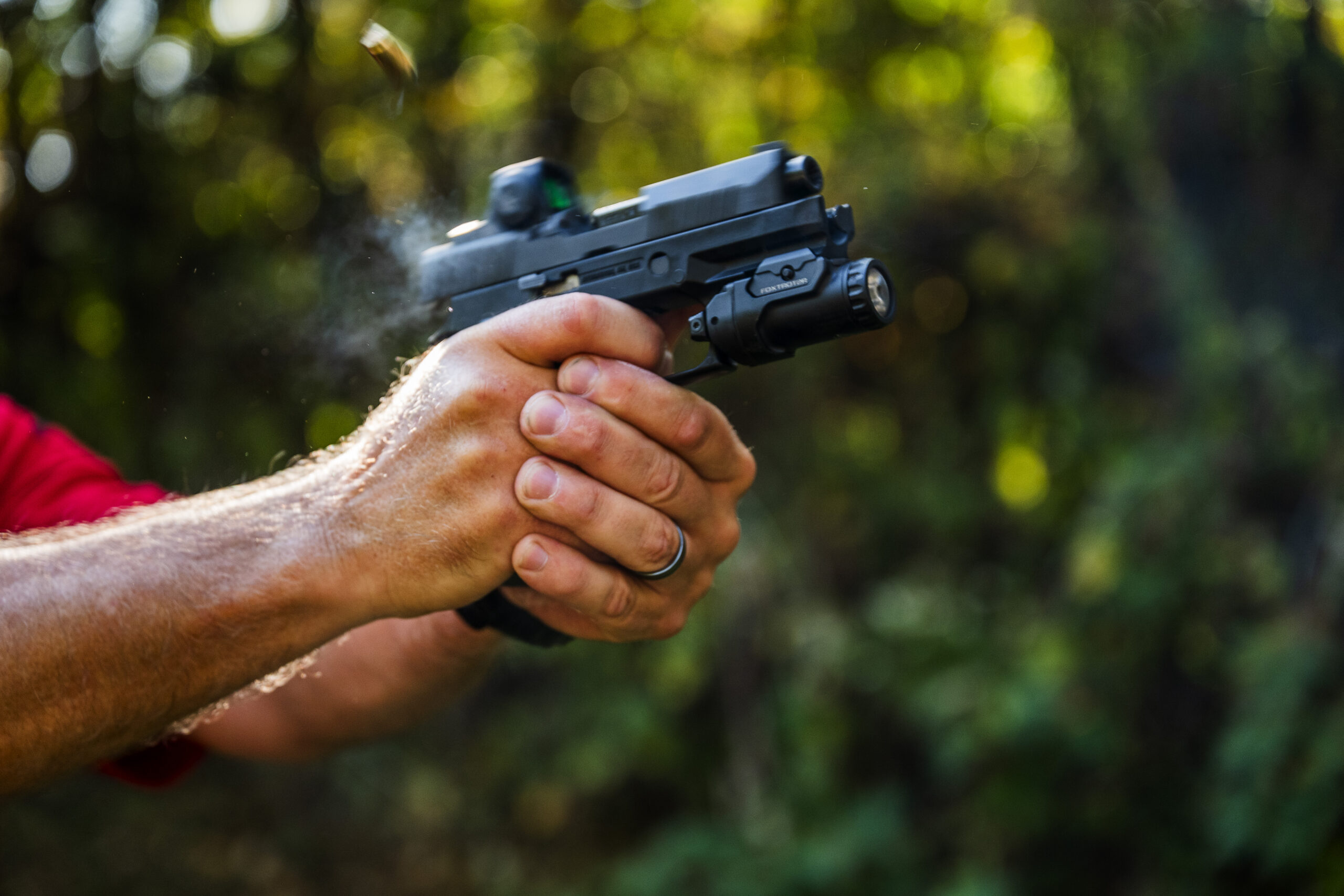 When the gun goes “BANG” it will always move. It’s called ‘recoil’. So how to manage that recoil? 20250920 Intrepid Firearms 0066 scaled