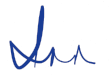 Ians signature in blue 75x111 transp